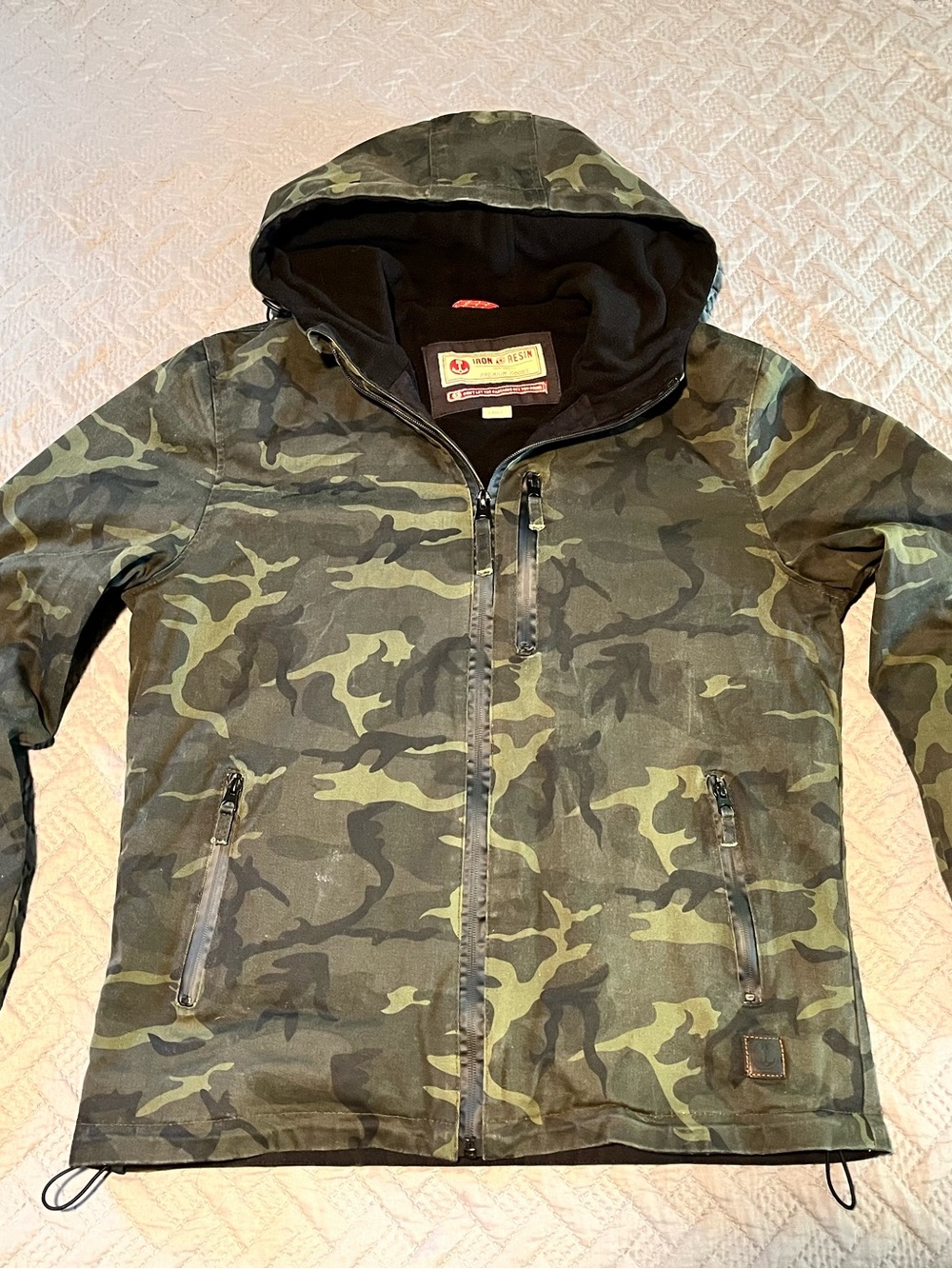 Iron & Resin Quartermaster  Camo Field Jacket - Mens Large
